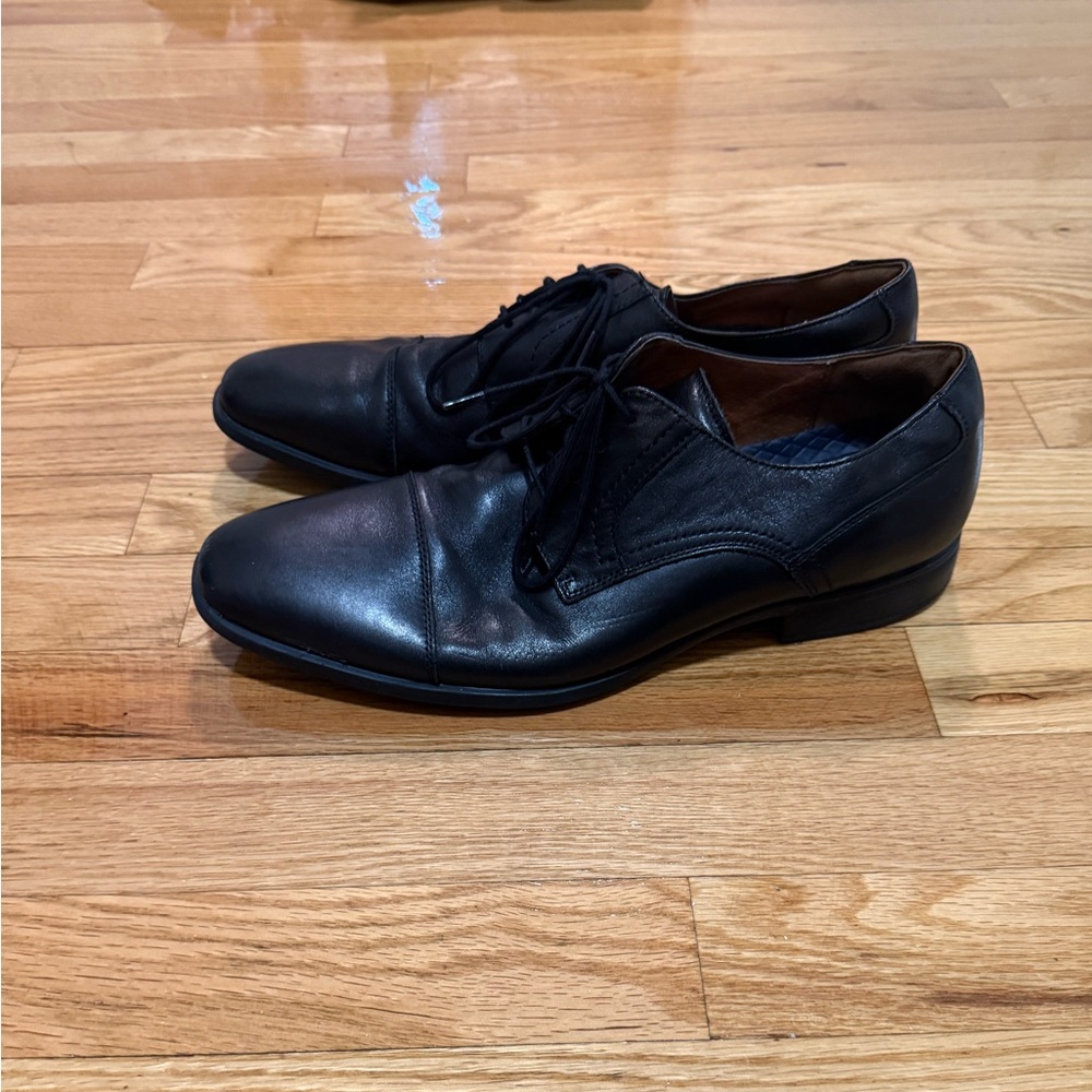 Classic Black Leather Men's Dress Shoes